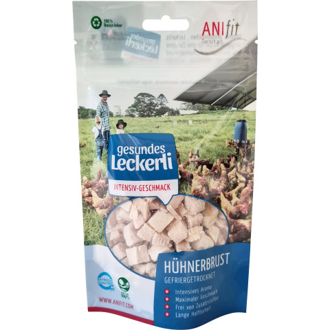 Cat Dog Accessories Snacks Chicken breast (Hühnerbrust) 35g 1 Piece -1- Anifit